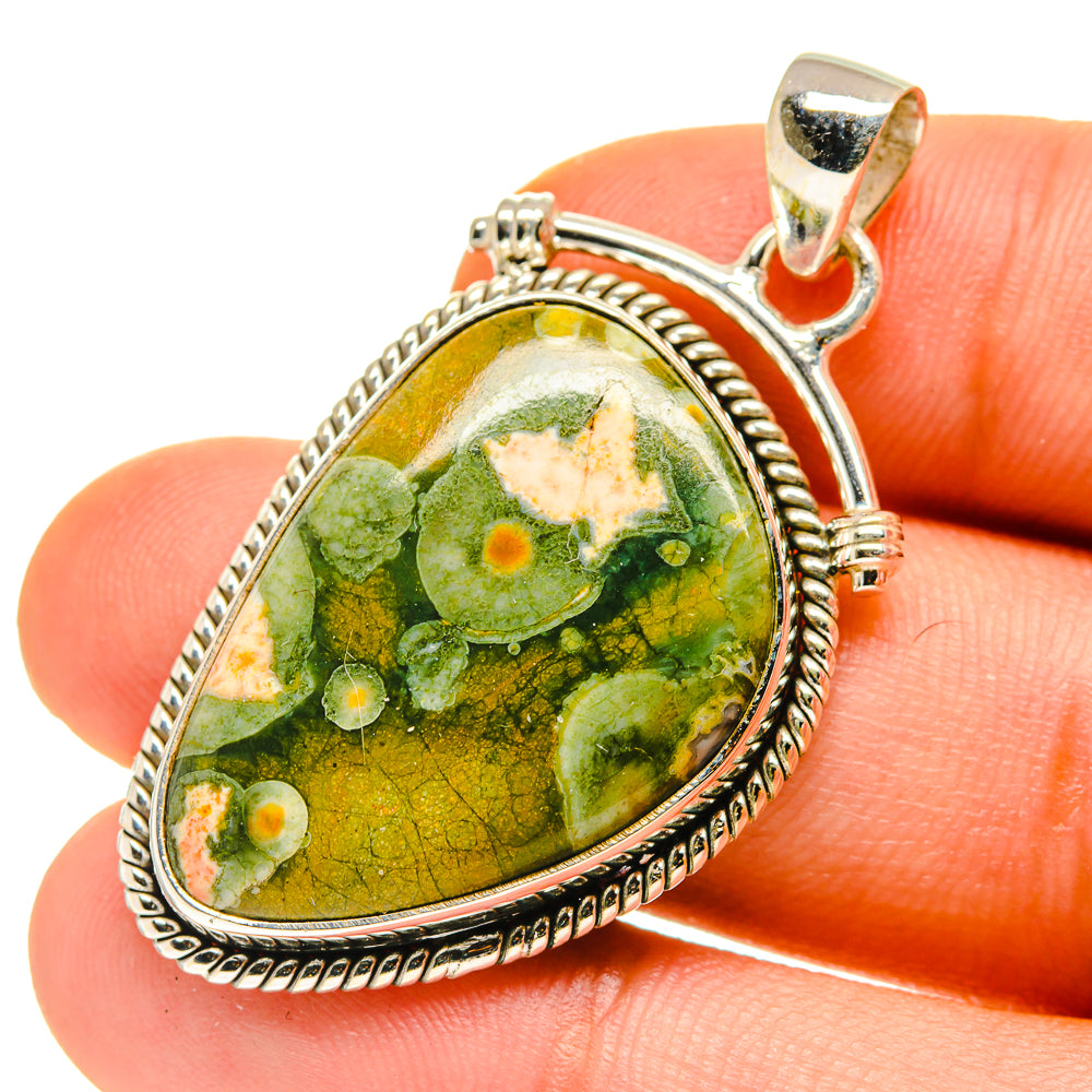 Rainforest Opal Pendants handcrafted by Anasilvercos - PD760327