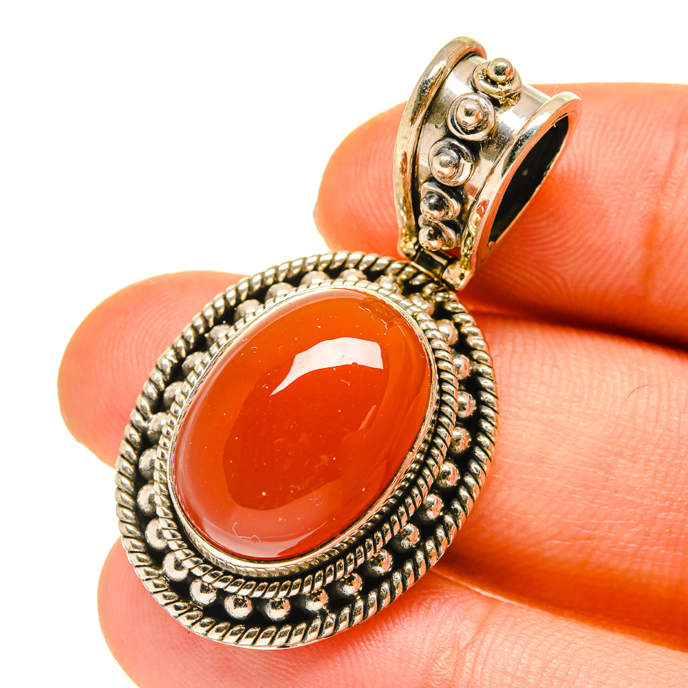 Carnelian Pendants handcrafted by Anasilvercos - PD760329