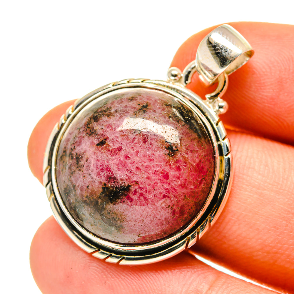 Rhodonite Pendants handcrafted by Anasilvercos - PD760331