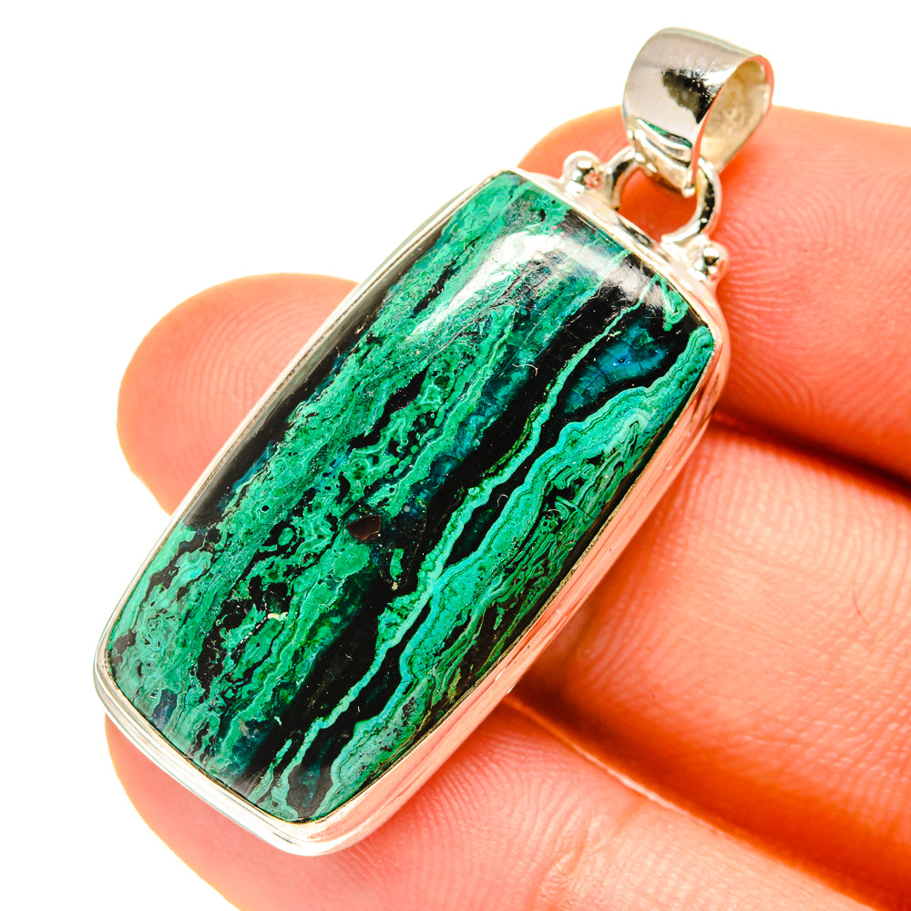 Chrysocolla Pendants handcrafted by Anasilvercos - PD760355