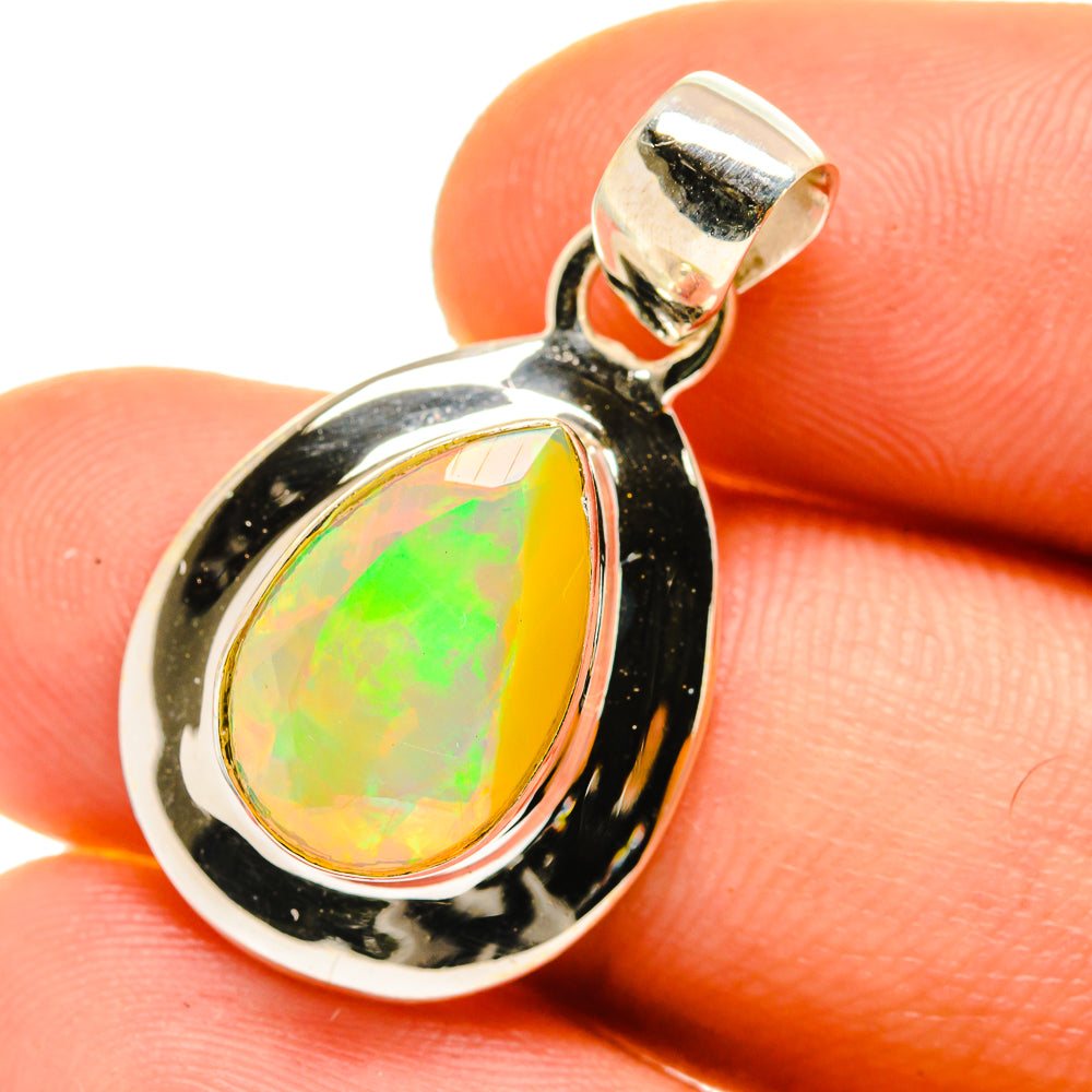 Ethiopian Opal Pendants handcrafted by Anasilvercos - PD760357