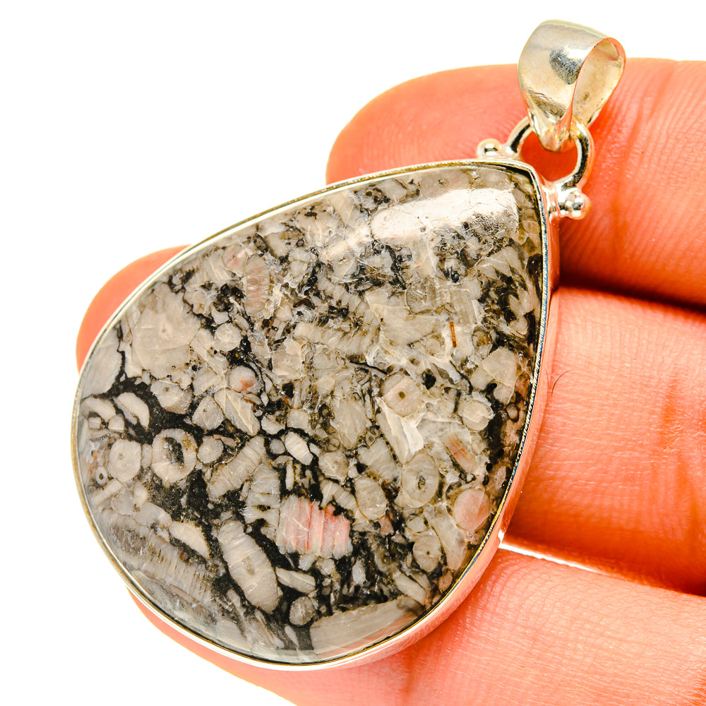 Crinoid Fossil Pendants handcrafted by Anasilvercos - PD760368