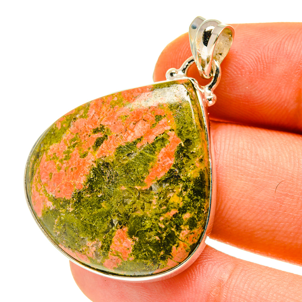 Unakite Pendants handcrafted by Anasilvercos - PD760369