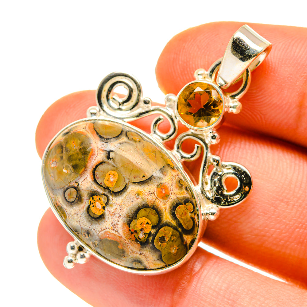 Poppy Jasper Pendants handcrafted by Anasilvercos - PD760390