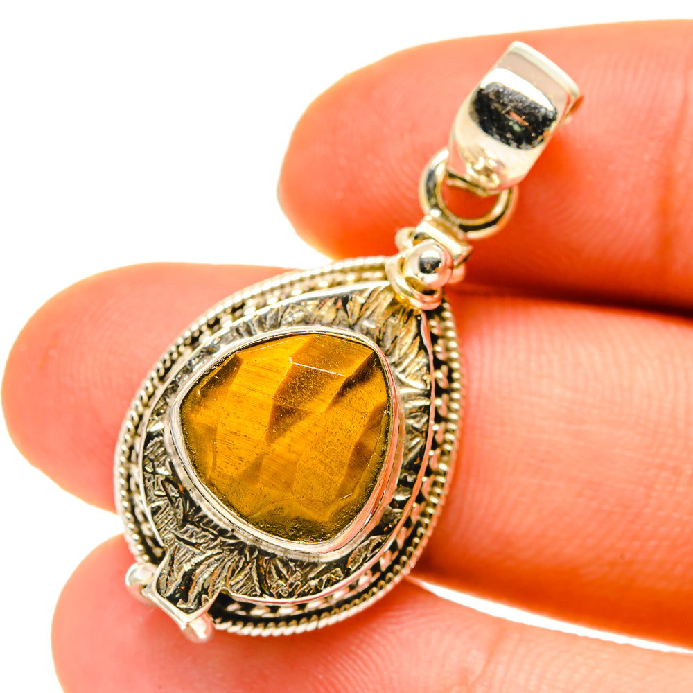 Tiger Eye Pendants handcrafted by Anasilvercos - PD760395