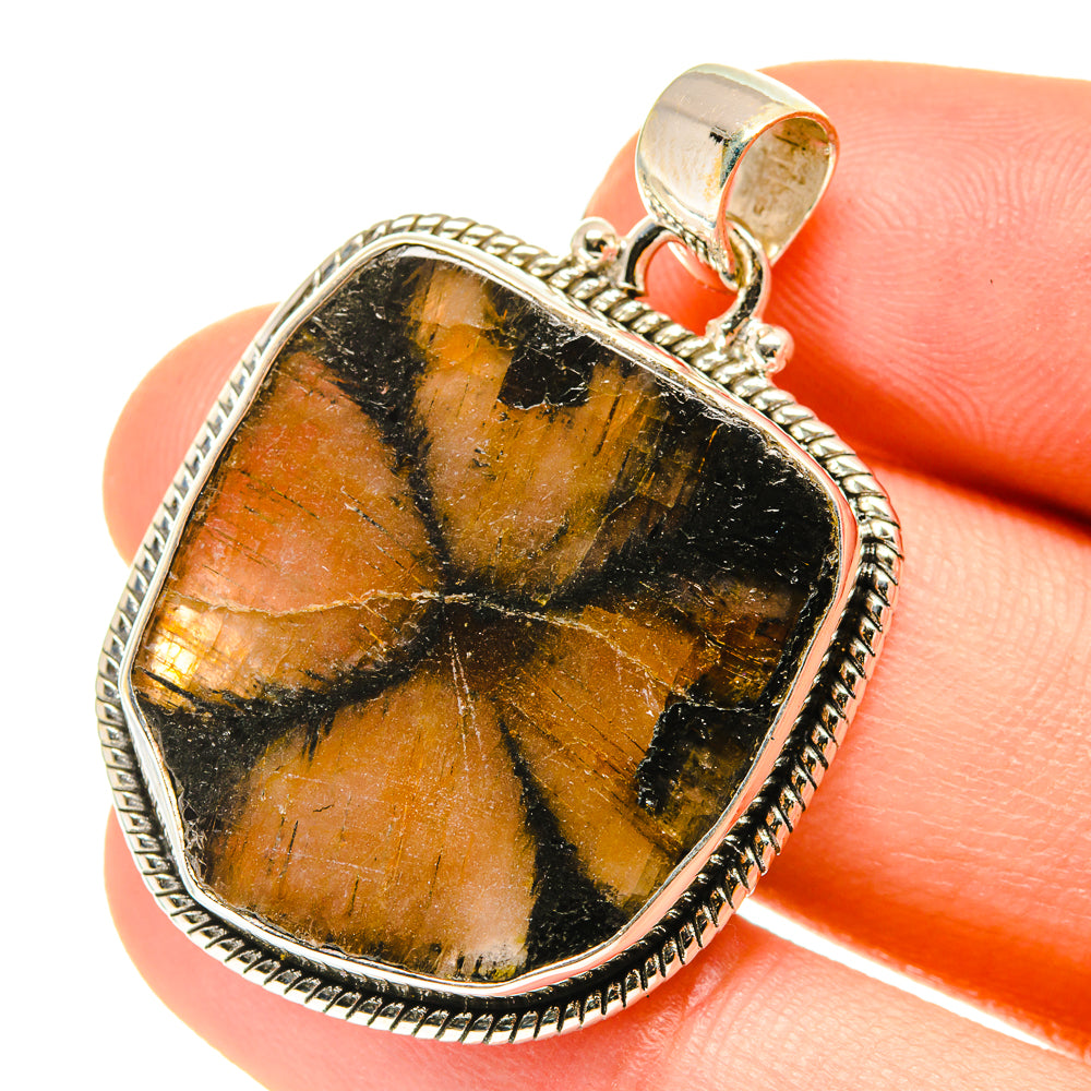 Chiastolite Pendants handcrafted by Anasilvercos - PD760412