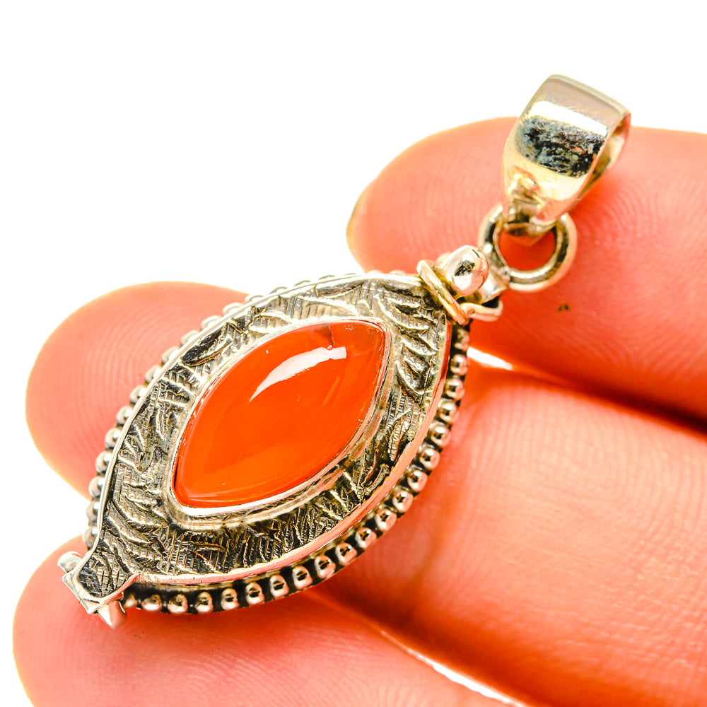 Carnelian Pendants handcrafted by Anasilvercos - PD760424