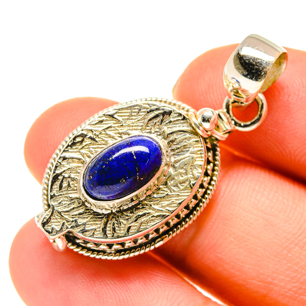 Lapis Lazuli Pendants handcrafted by Anasilvercos - PD760433