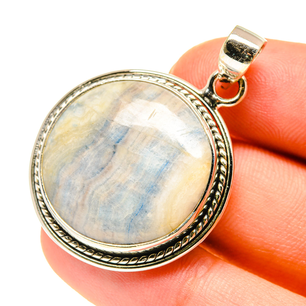 Blue Scheelite Pendants handcrafted by Anasilvercos - PD760436