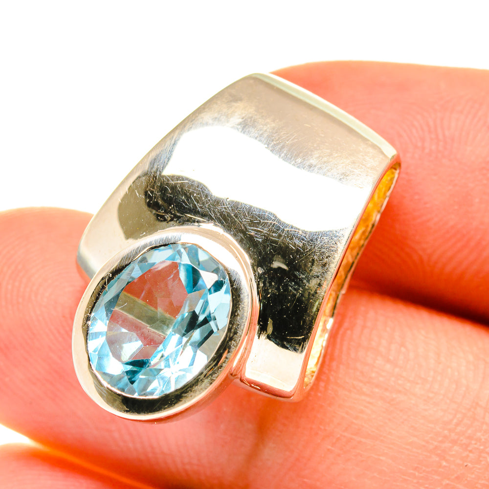 Blue Topaz Pendants handcrafted by Anasilvercos - PD760441