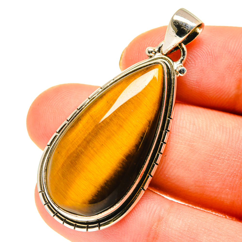 Tiger Eye Pendants handcrafted by Anasilvercos - PD760465