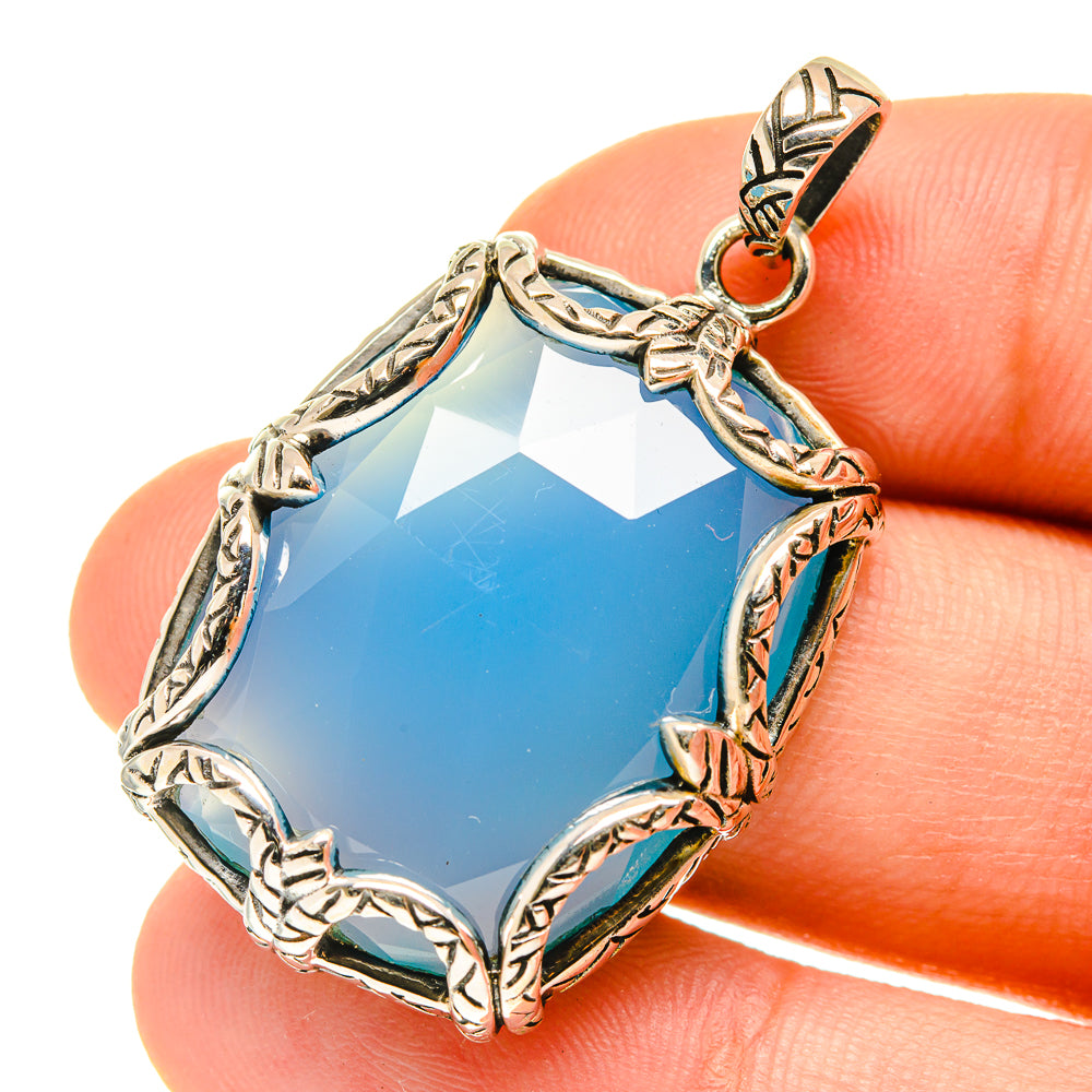 Chalcedony Pendants handcrafted by Anasilvercos - PD760475