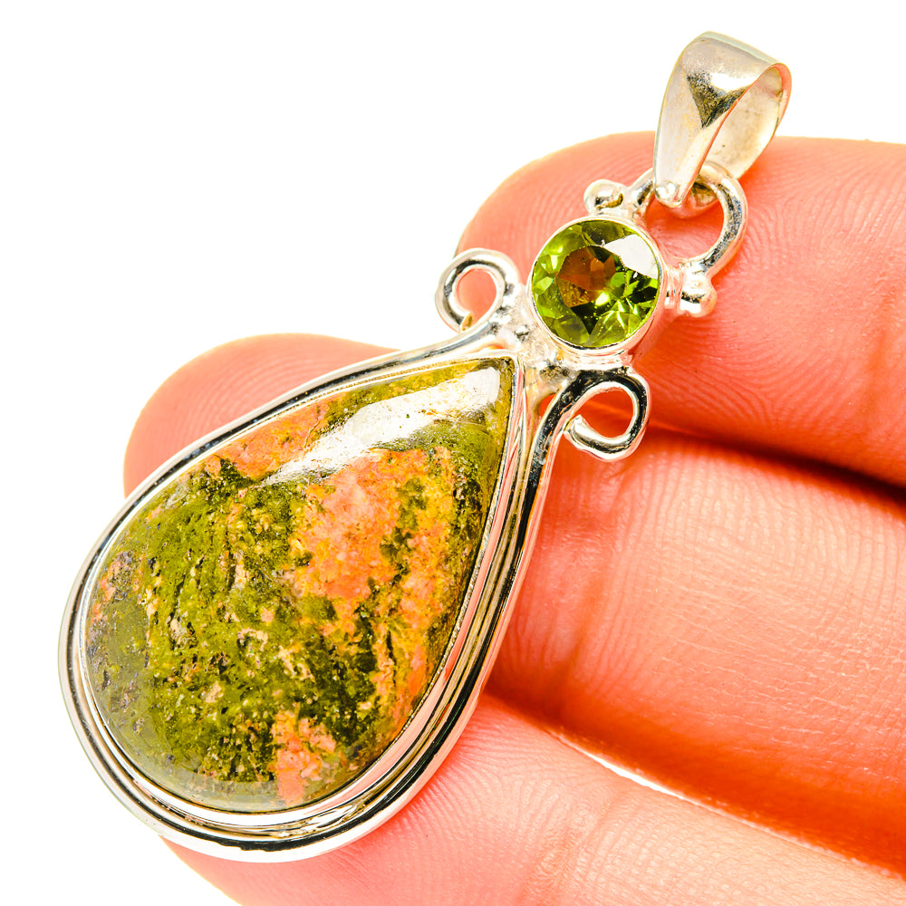 Unakite Pendants handcrafted by Anasilvercos - PD760476