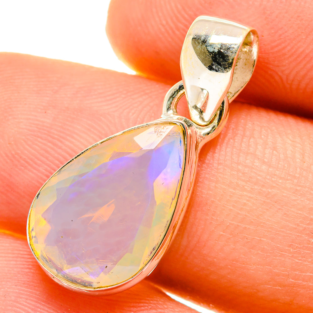 Ethiopian Opal Pendants handcrafted by Anasilvercos - PD760491