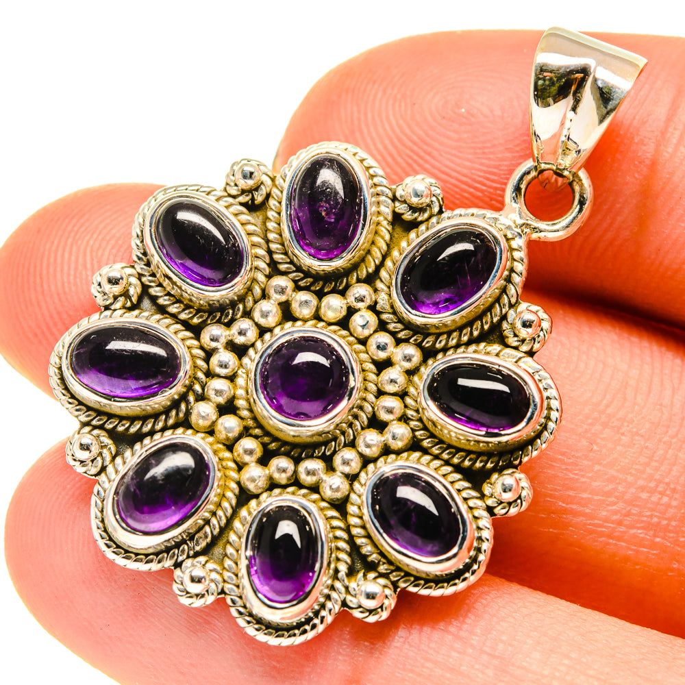 Amethyst Pendants handcrafted by Anasilvercos - PD760503