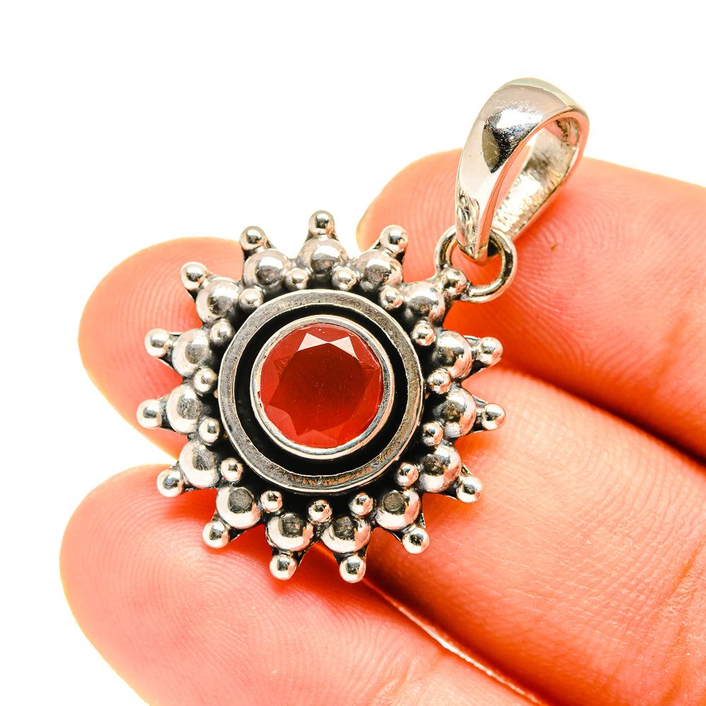 Carnelian Pendants handcrafted by Anasilvercos - PD760511