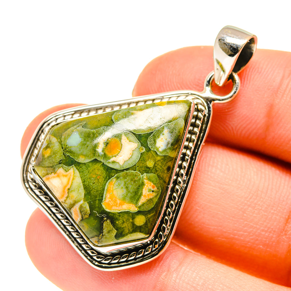 Rainforest Opal Pendants handcrafted by Anasilvercos - PD760514