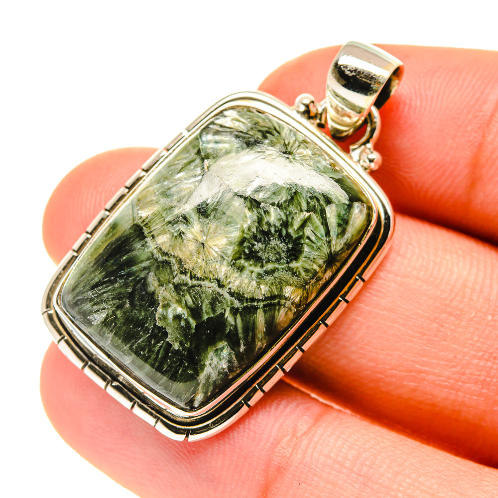 Seraphinite Pendants handcrafted by Anasilvercos - PD760540