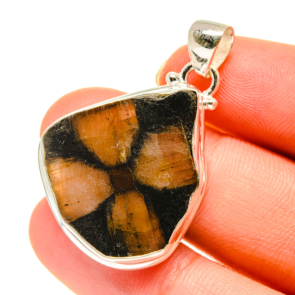 Chiastolite Pendants handcrafted by Anasilvercos - PD760574