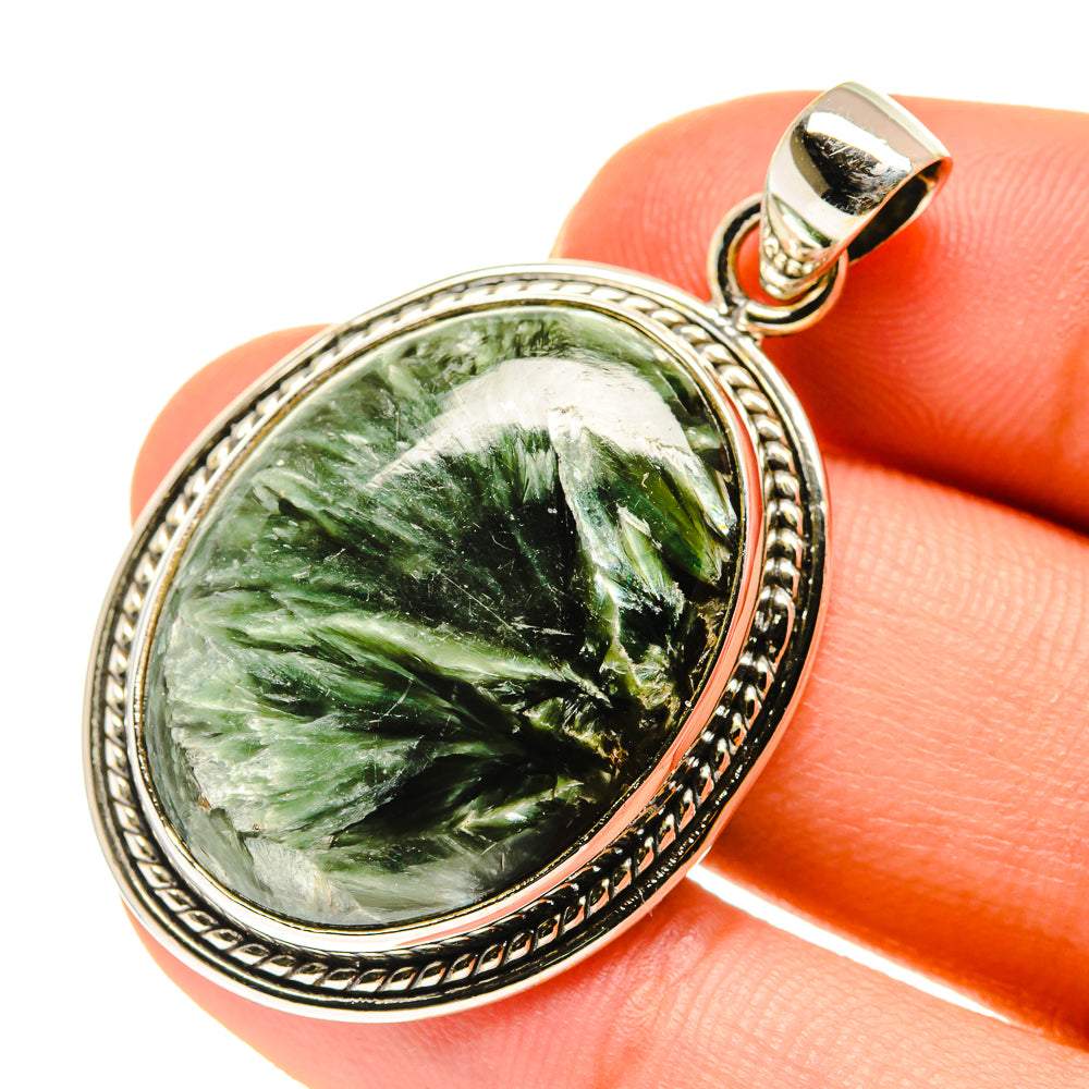 Seraphinite Pendants handcrafted by Anasilvercos - PD760575