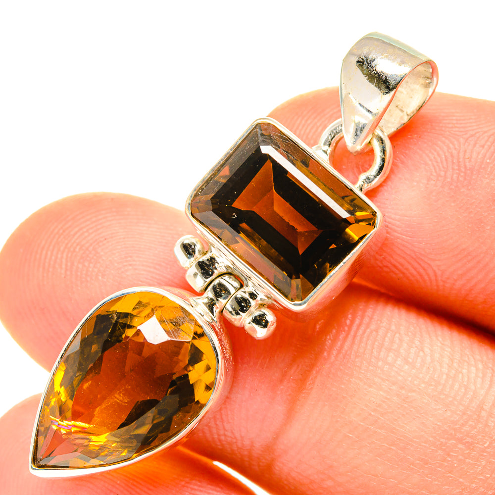 Citrine Pendants handcrafted by Anasilvercos - PD760599