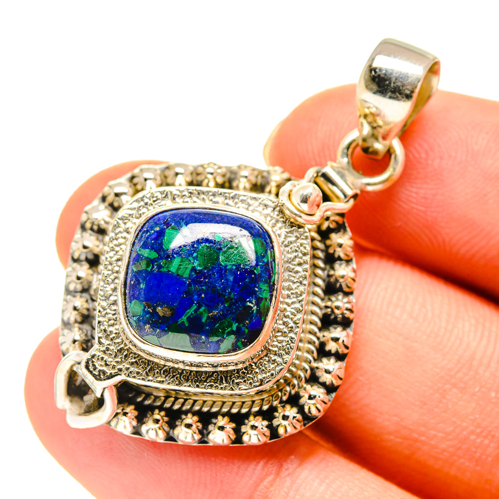 Azurite Pendants handcrafted by Anasilvercos - PD760600