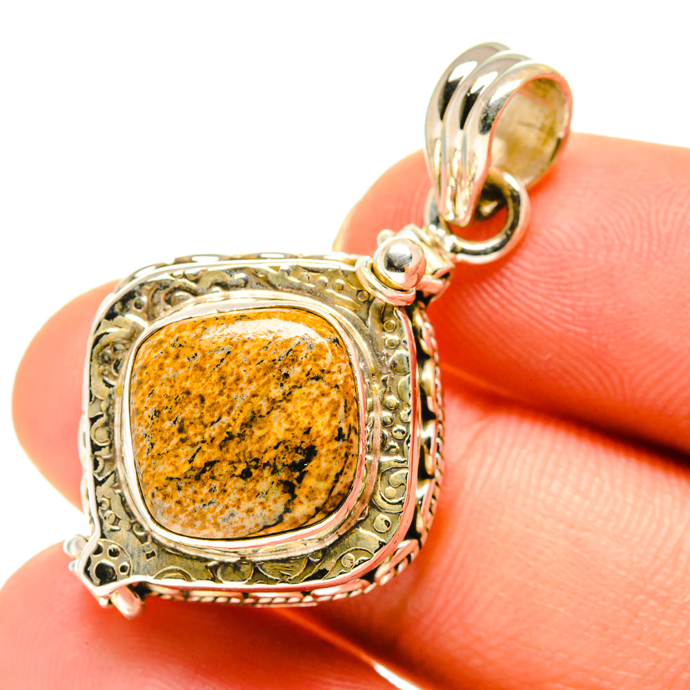Picture Jasper Pendants handcrafted by Anasilvercos - PD760601