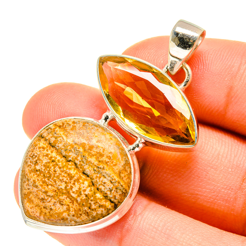 Picture Jasper Pendants handcrafted by Anasilvercos - PD760607