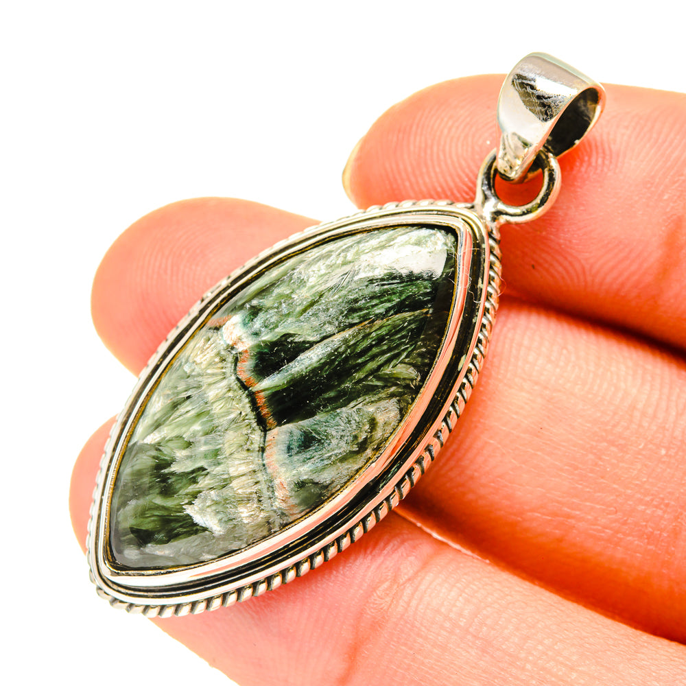 Seraphinite Pendants handcrafted by Anasilvercos - PD760609