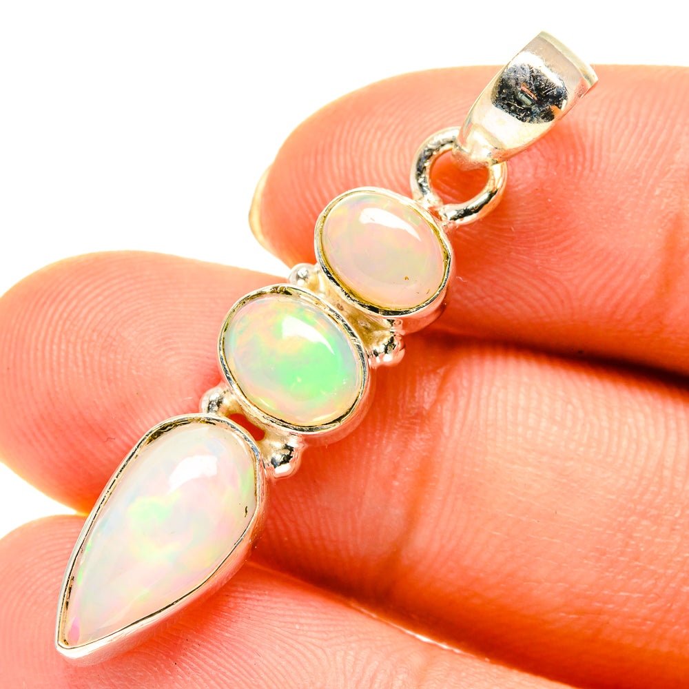 Ethiopian Opal Pendants handcrafted by Anasilvercos - PD760616
