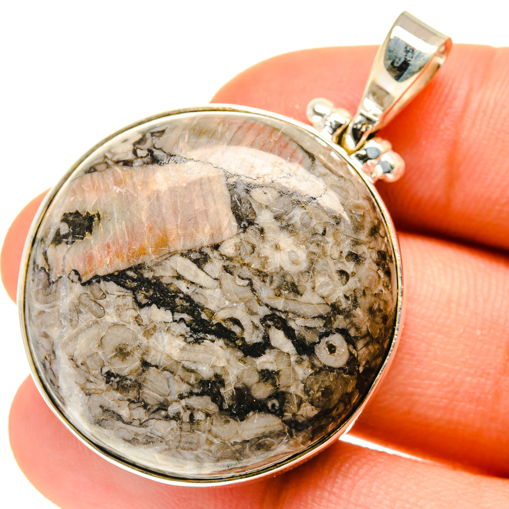 Crinoid Fossil Pendants handcrafted by Anasilvercos - PD760621