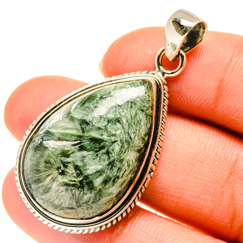 Seraphinite Pendants handcrafted by Anasilvercos - PD760638