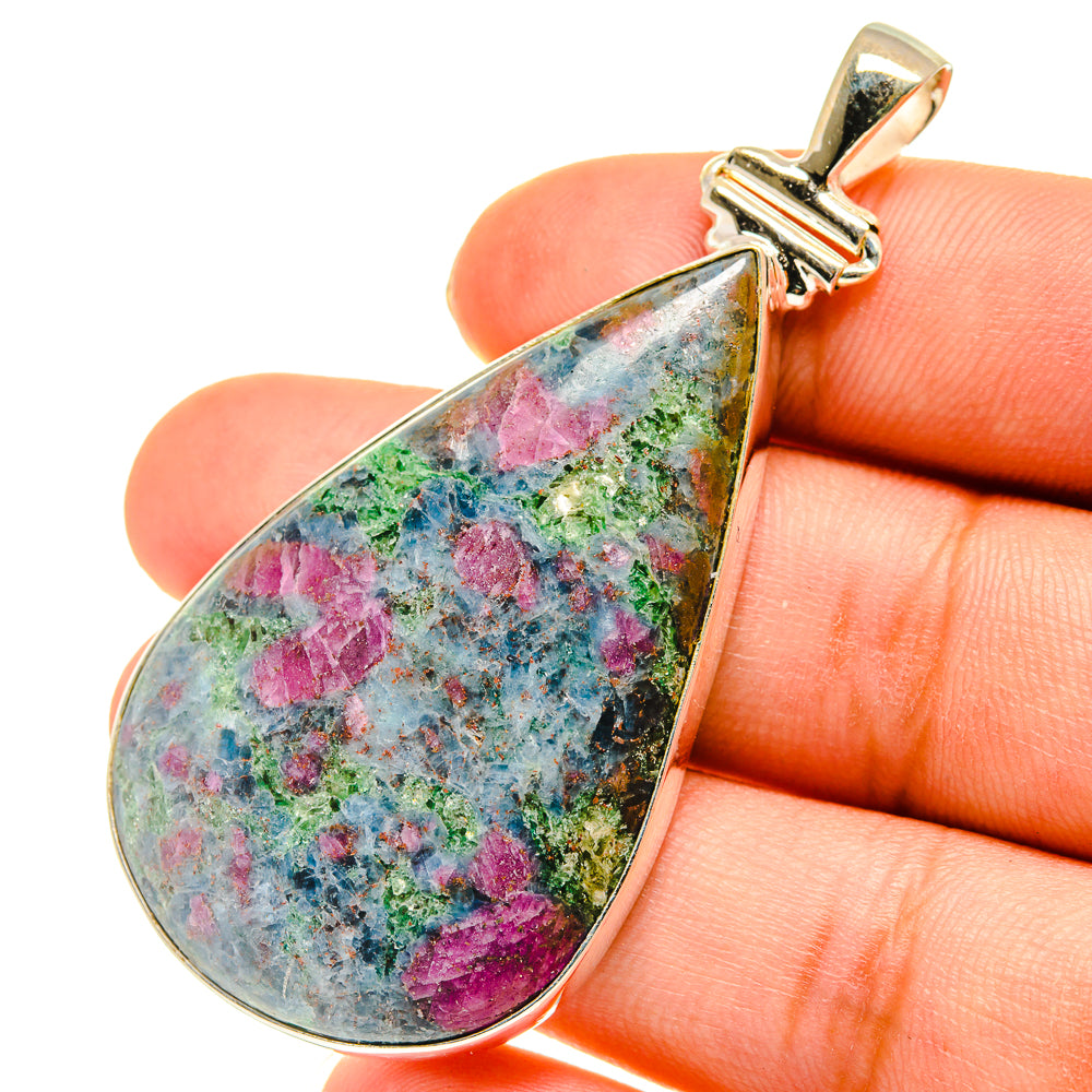 Ruby Fuchsite Pendants handcrafted by Anasilvercos - PD760653