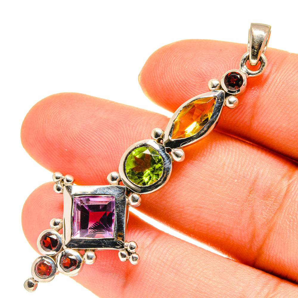 Amethyst Pendants handcrafted by Anasilvercos - PD760664