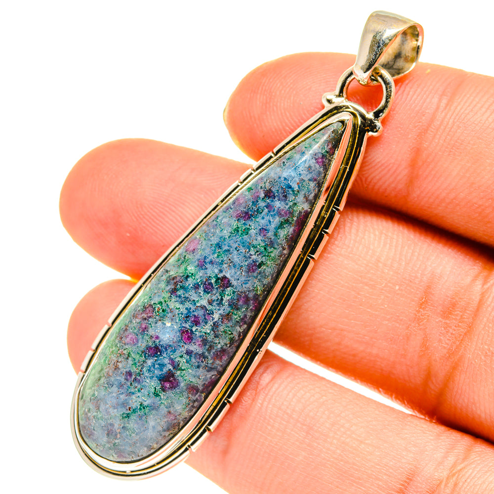 Ruby Fuchsite Pendants handcrafted by Anasilvercos - PD760665