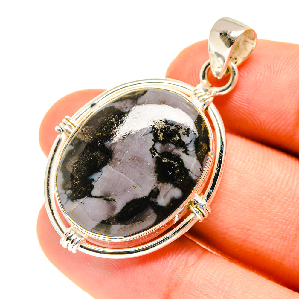 Gabbro Stone Pendants handcrafted by Anasilvercos - PD760672