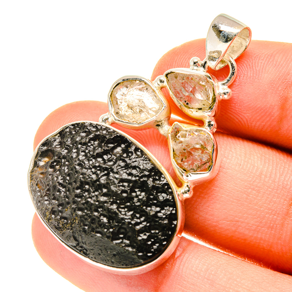 Tektite Pendants handcrafted by Anasilvercos - PD760684
