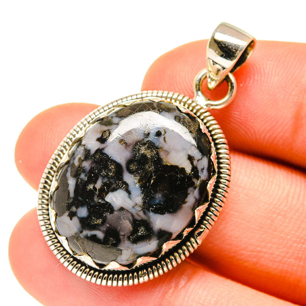 Gabbro Stone Pendants handcrafted by Anasilvercos - PD760699