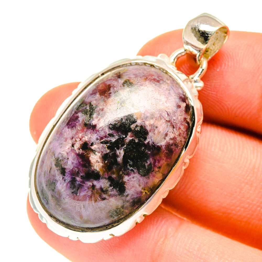 Lepidolite Pendants handcrafted by Anasilvercos - PD760701