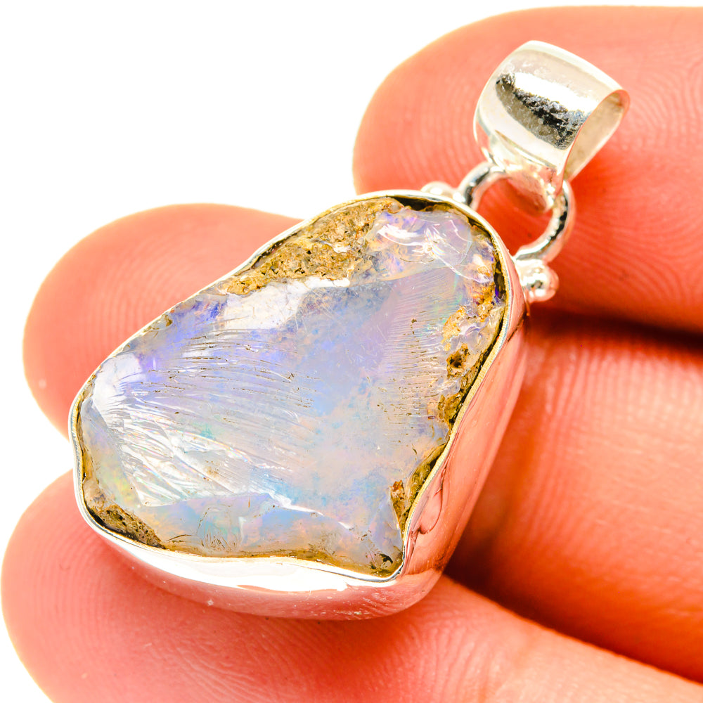 Ethiopian Opal Pendants handcrafted by Anasilvercos - PD760702
