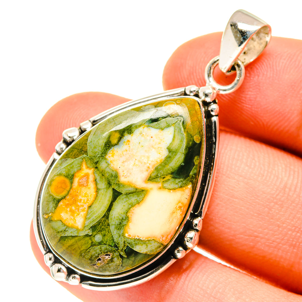 Rainforest Opal Pendants handcrafted by Anasilvercos - PD760706