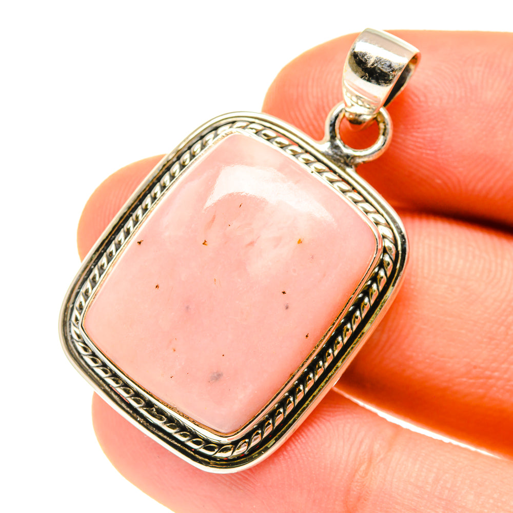 Pink Opal Pendants handcrafted by Anasilvercos - PD760708