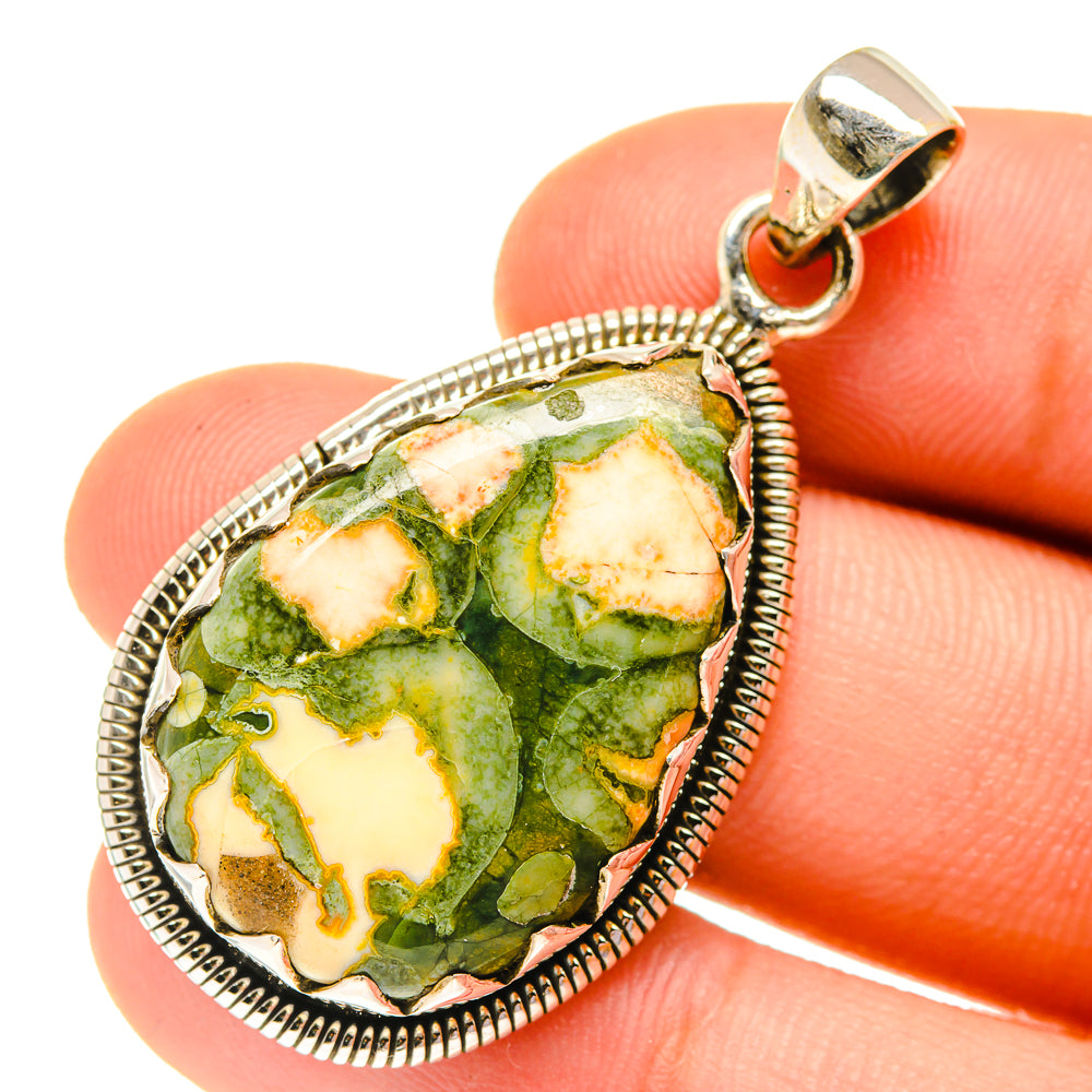Rainforest Opal Pendants handcrafted by Anasilvercos - PD760721