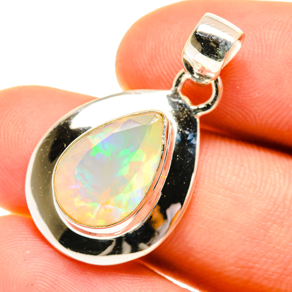 Ethiopian Opal Pendants handcrafted by Anasilvercos - PD760736