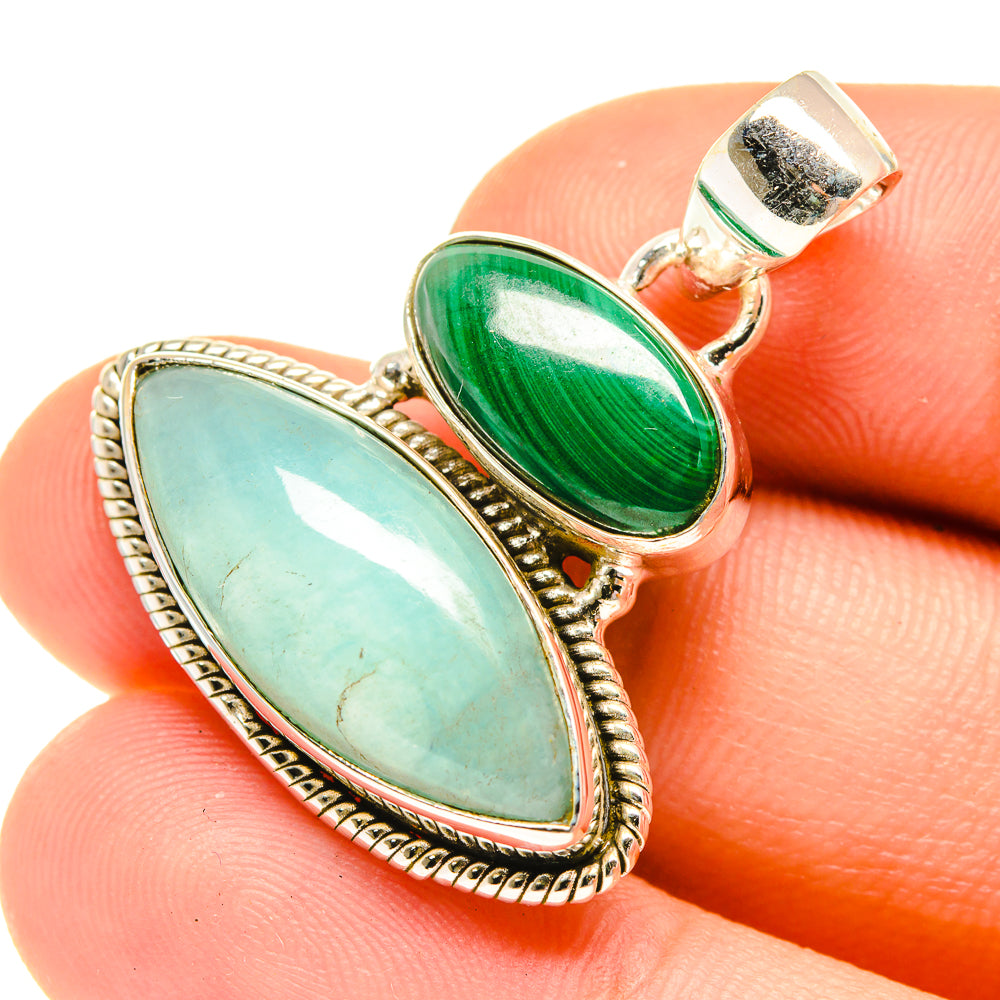 Peruvian Opal Pendants handcrafted by Anasilvercos - PD760746