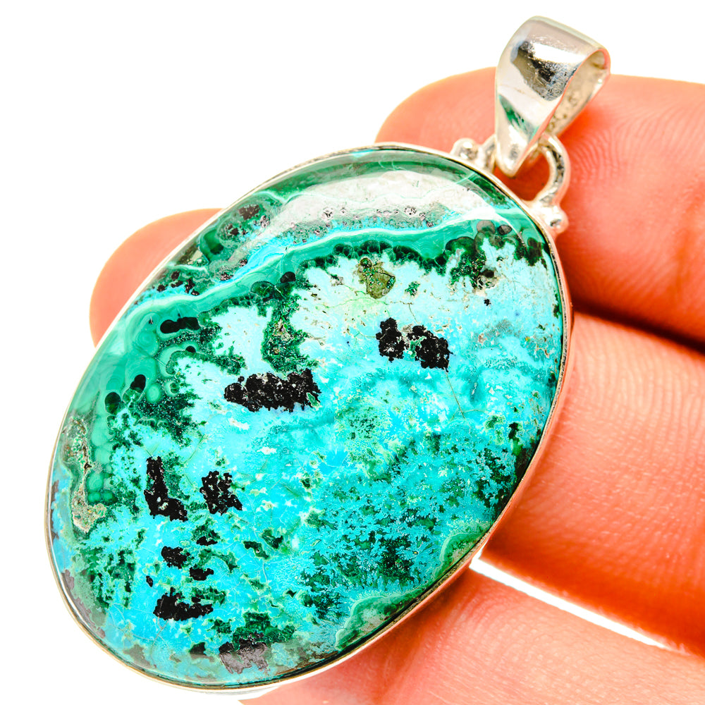 Chrysocolla Pendants handcrafted by Anasilvercos - PD760761