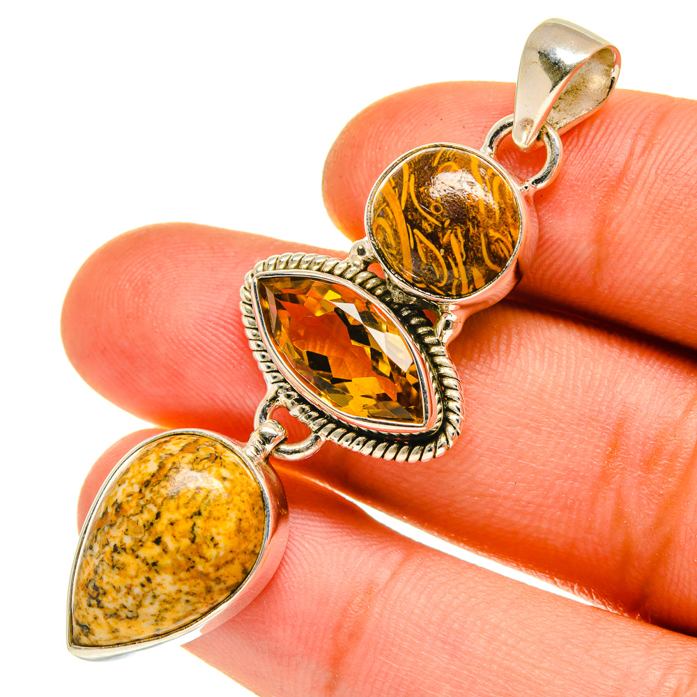 Picture Jasper Pendants handcrafted by Anasilvercos - PD760781