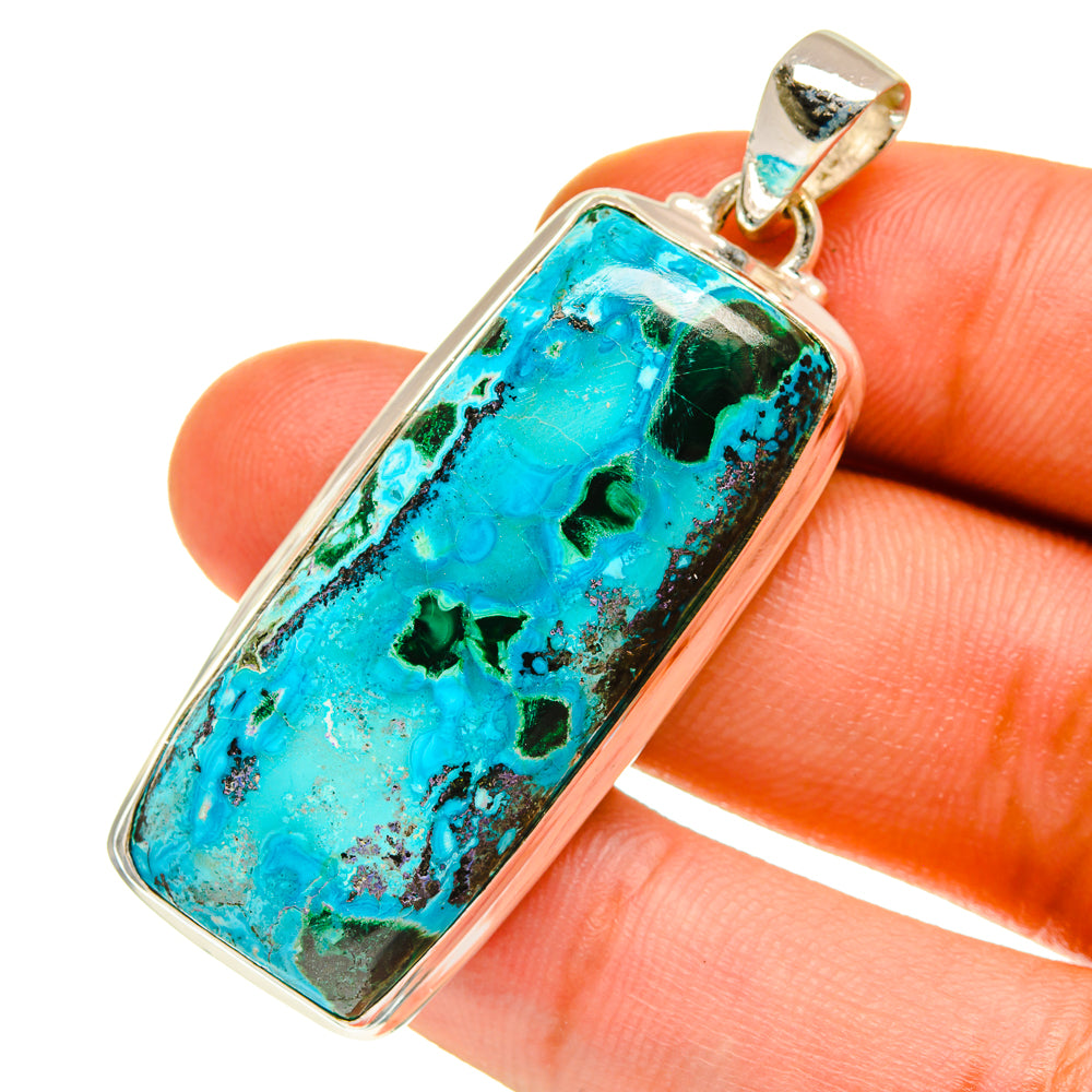 Chrysocolla Pendants handcrafted by Anasilvercos - PD760788