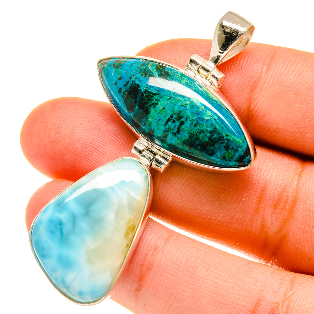 Larimar Pendants handcrafted by Anasilvercos - PD760791