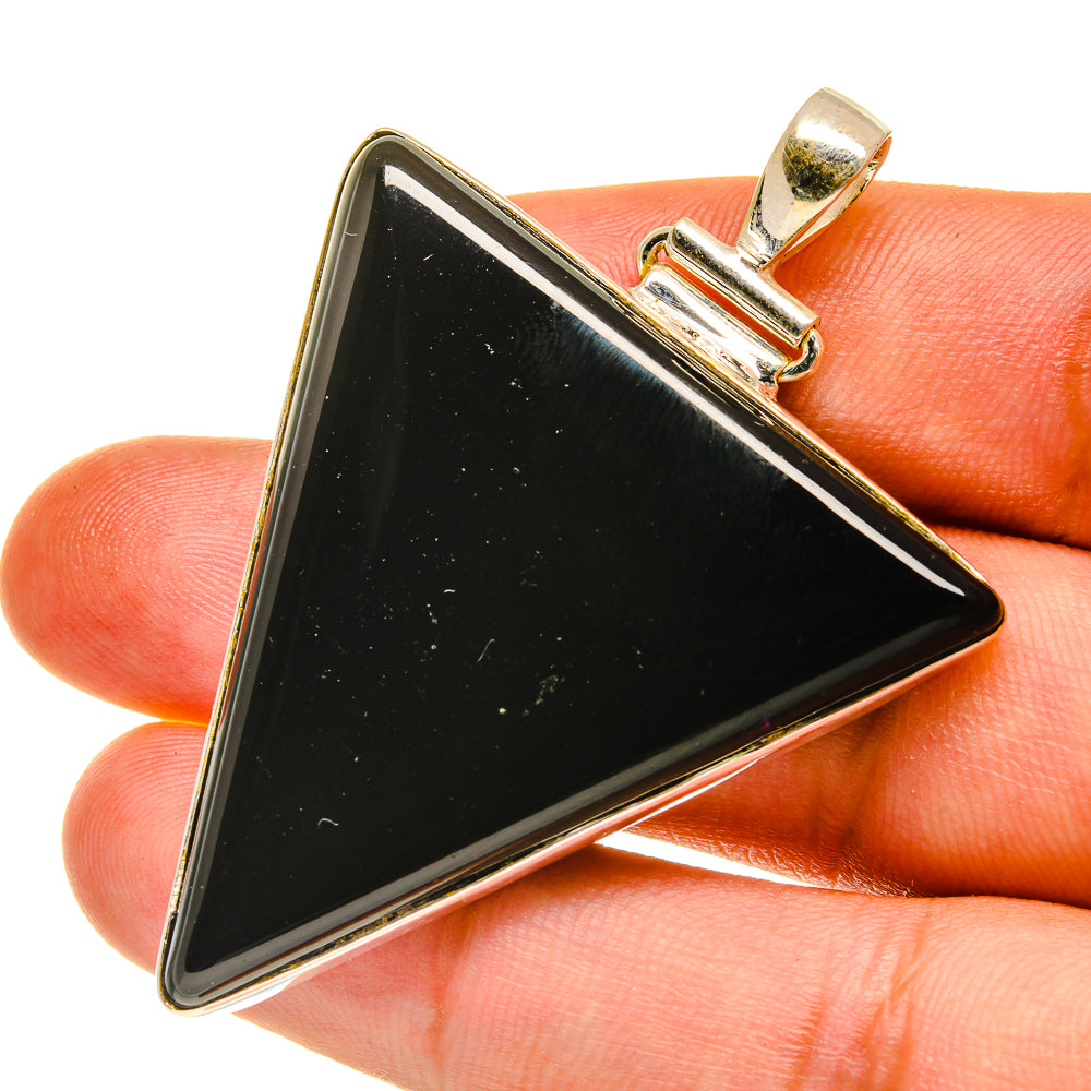 Black Onyx Pendants handcrafted by Anasilvercos - PD760796